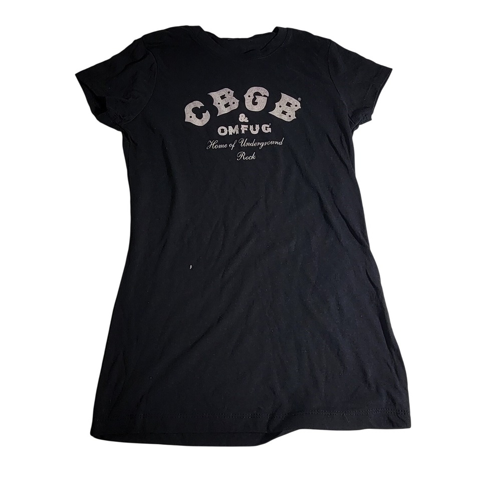 CBGB OMFUG Home of Underground Rock Graphic T-Shirt Black Small